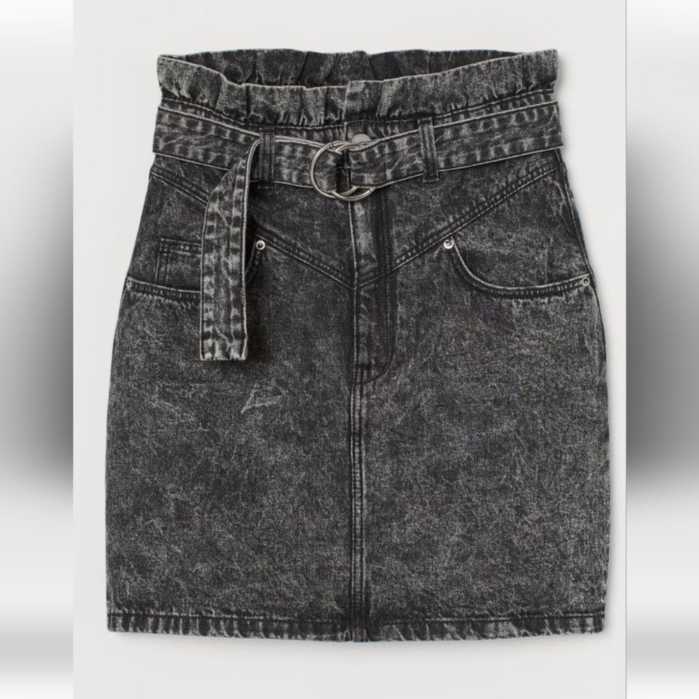 🔥Host Pick🔥NWT Denim Paper Bag Skirt